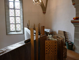 Sanierung der "Lötzerich" Orgel in St. Crescentius (Foto: Karl-Franz Thiede)